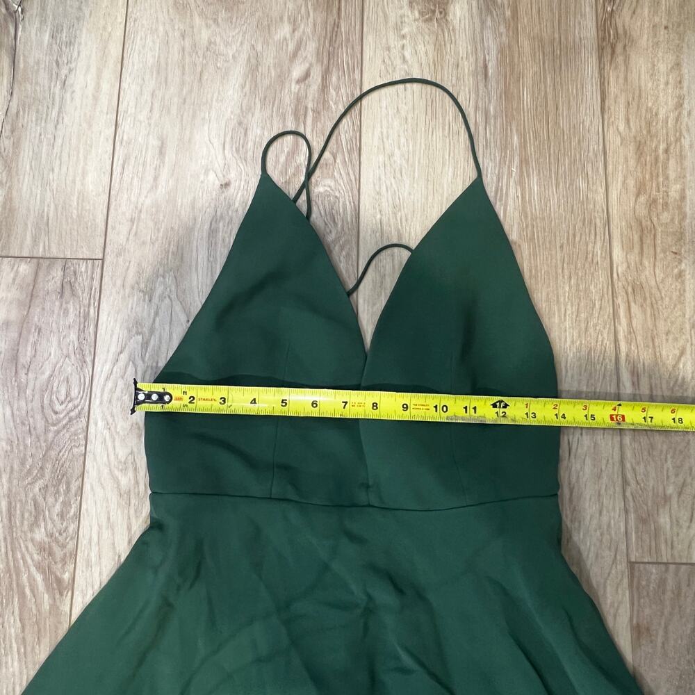 VALENTINO Women's Silk-Crepe Maxi Dress Size IT42/US6 In Emerald - Picture 6 of 14